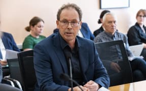 RNZ CE Paul Thompson gives evidence before the Economic Development Select Committee in February 2024.