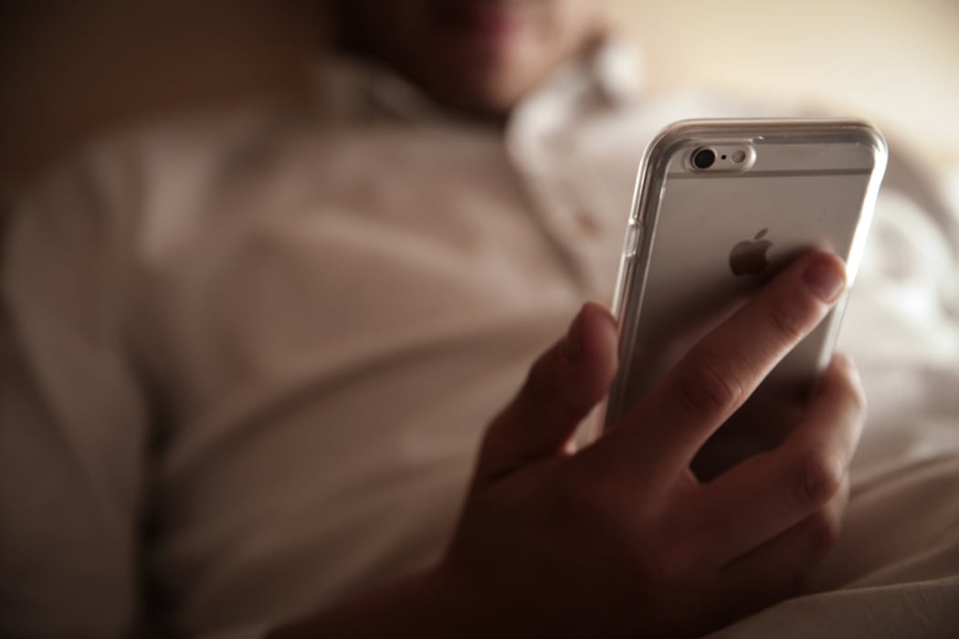 Man on phone