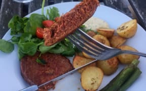 A plant-based steak that bleeds just like the real thing is now selling at Tesco's.
