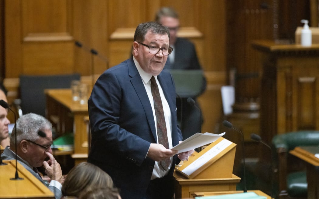 Finance Minister Grant Robertson delivers his Budget Statement, 18 May, 2023.