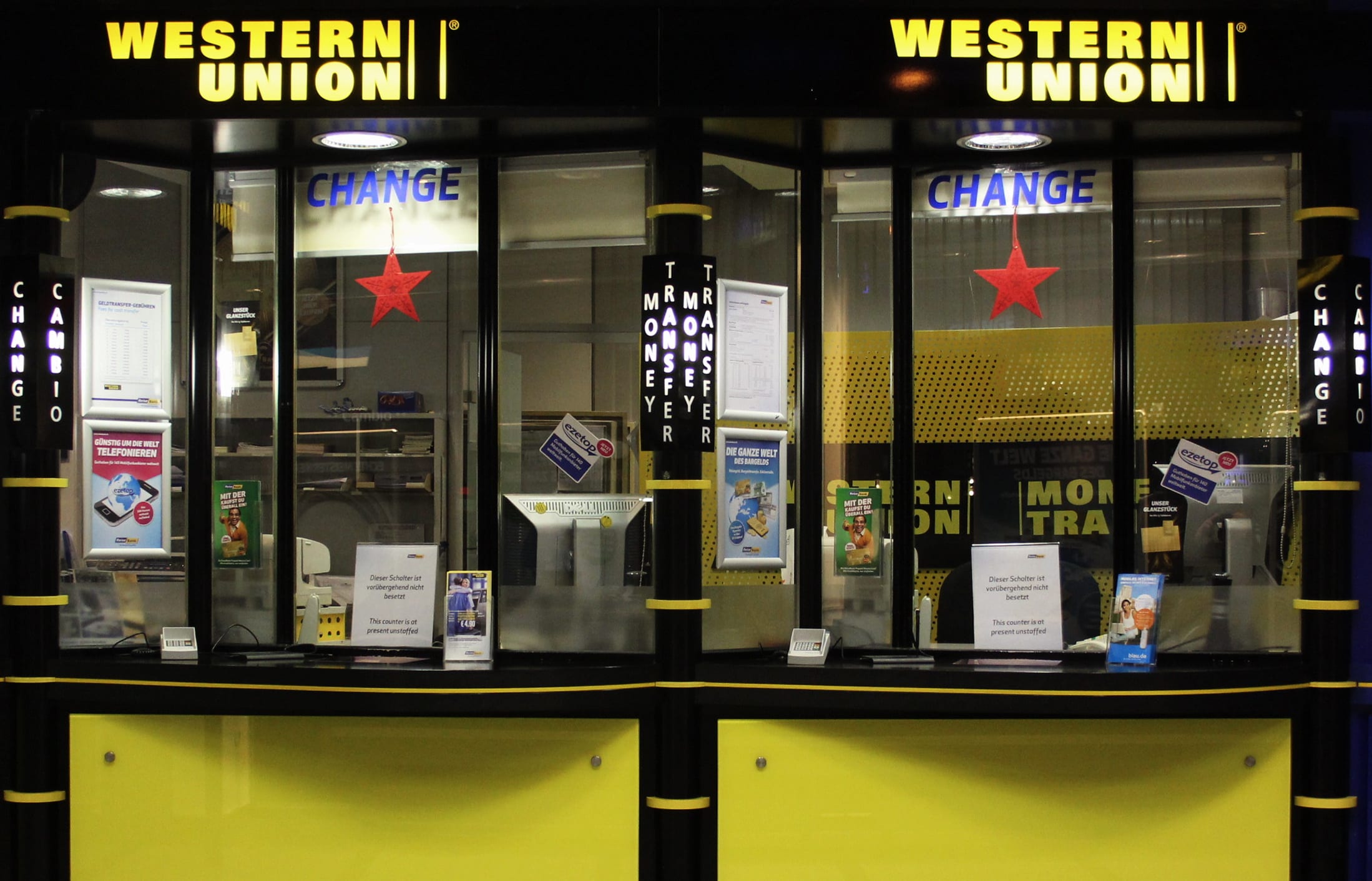 Scammers targeted victims through Western Union, which admitted to criminal charges last year
