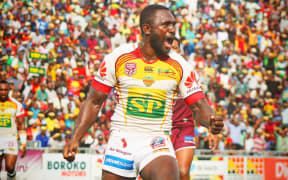 PNG Hunters captain Ase Boas.
