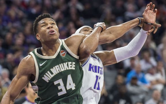 Milwaukee Bucks forward Giannis Antetokounmpo.