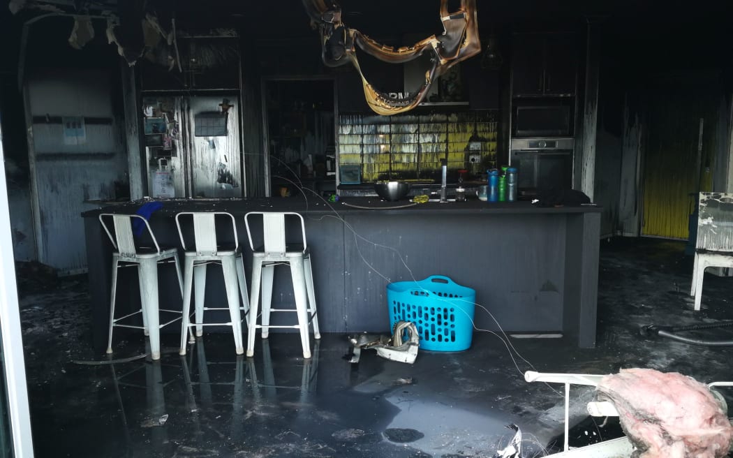 House fire in Bombay, Auckland