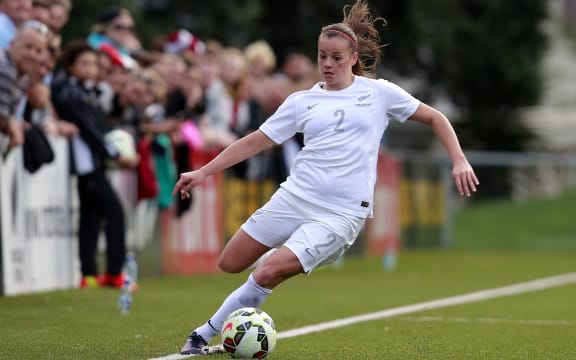 Football Ferns defender Ria Percival