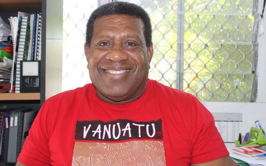 Vanuatu Red Cross Disaster Coordinator, Augustine Garae