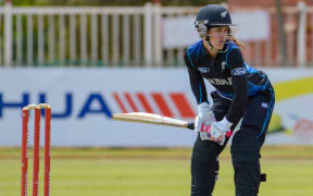 Natalie Dodd top scored for the White Ferns.