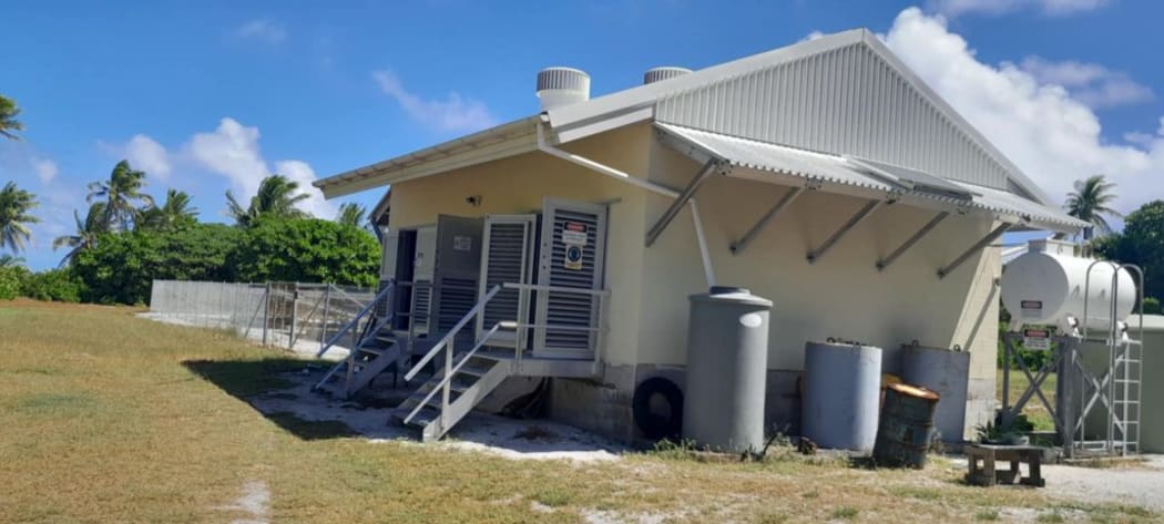 The solar power station on Palmerston Island. STELLA NEALE/25042821