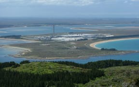 Tiwai Point aluminium smelter.