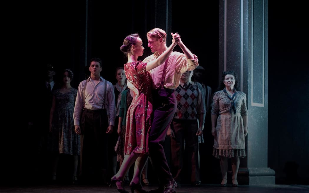Dancers Corazon Miller and Daniel McLean in the musical Evita