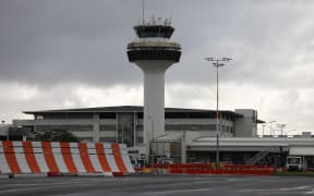 The new Auckland Airport domestic terminal under construction