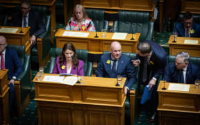 National Party Whip Chris Penk gives his leader a status update.