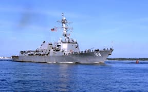 US Navy's guided-missile destroyer USS Farragut.