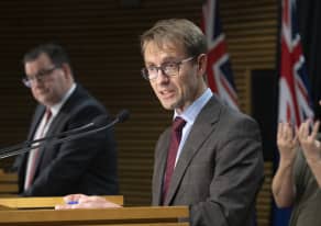 POOL - Director General of Health Dr Ashley Bloomfield during the Covid-19 response and vaccine update with Deputy Prime Minister Grant Robertson, Parliament, Wellington. 24 August, 2021 NZ Herald photograph by Mark Mitchell