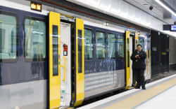 Auckland City Rail Link, platform Staff