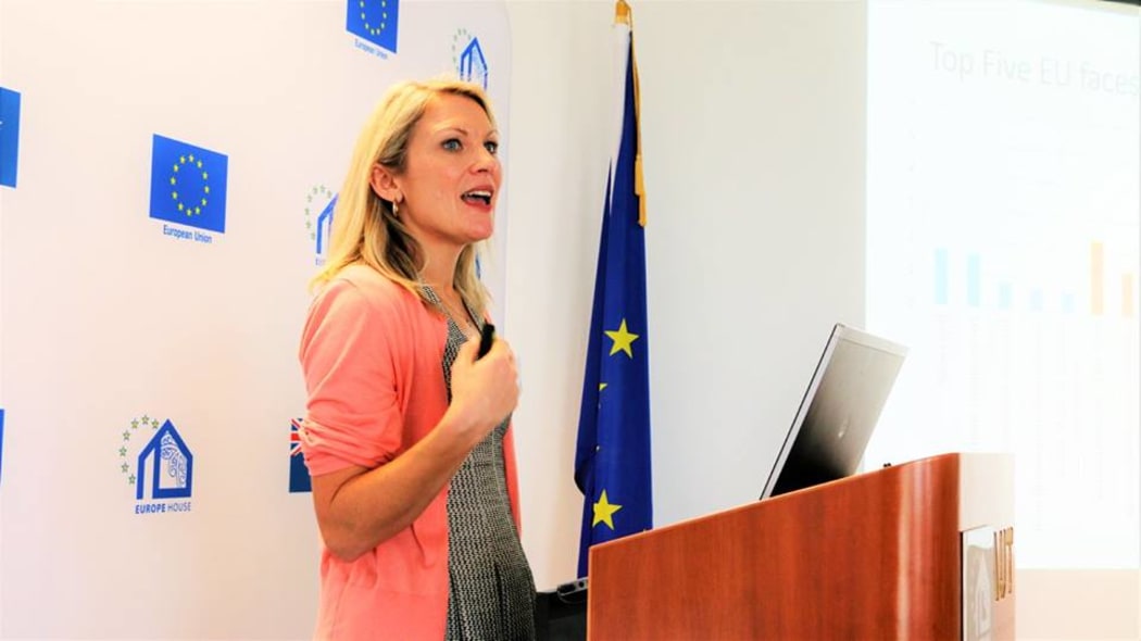 Dr. Serena Kelly, National Centre for Research on Europe.