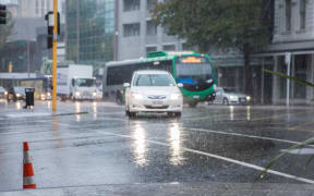 A rainy Auckland day