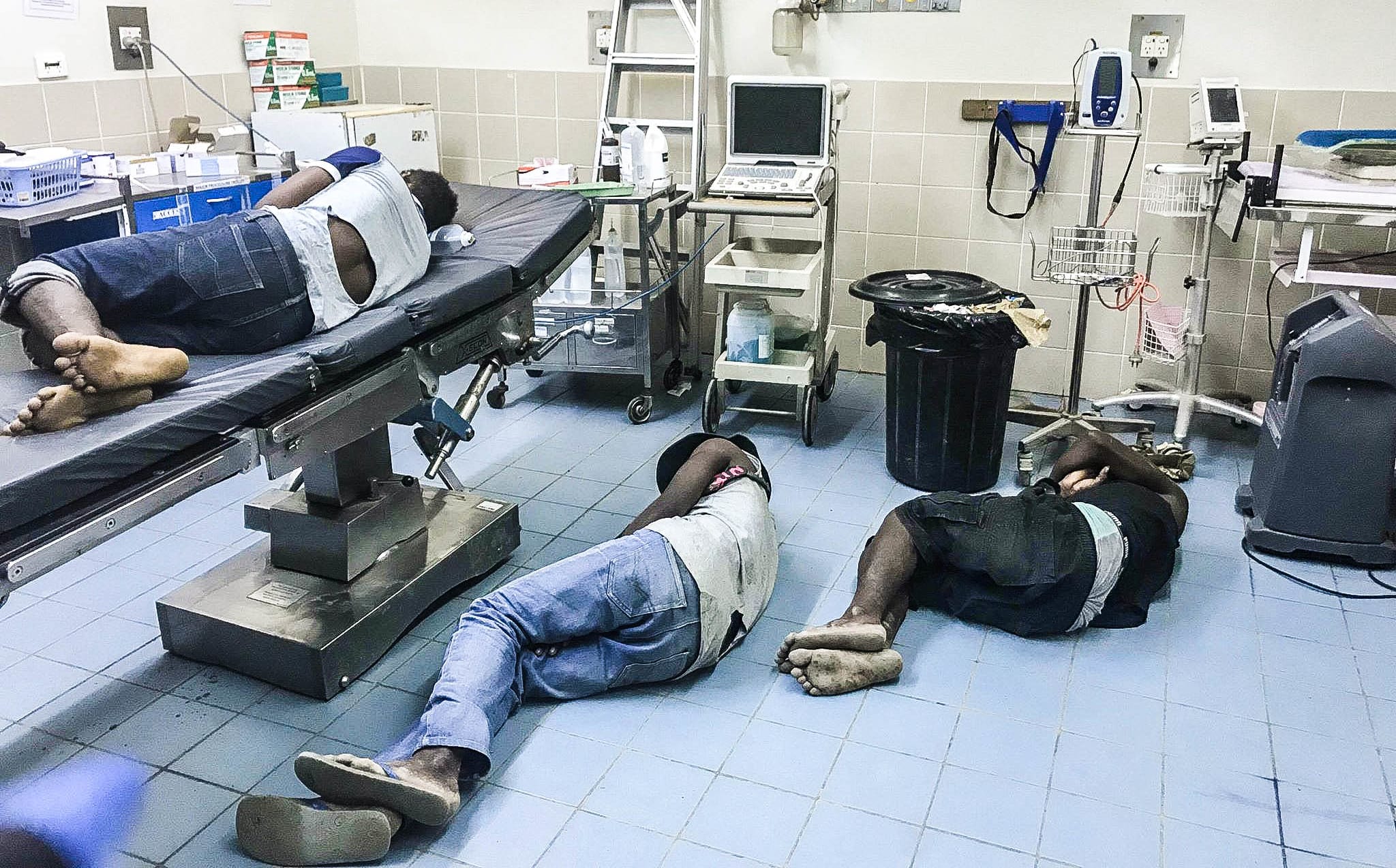 The lack of bed space is a huge issue at the National Referral Hospital in Solomon Islands.