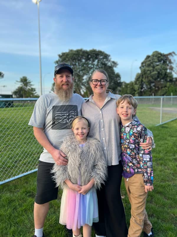 Rachel Bailie and her family.