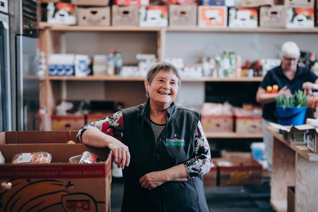 Food bank coordinator, Lyn Tankersley.