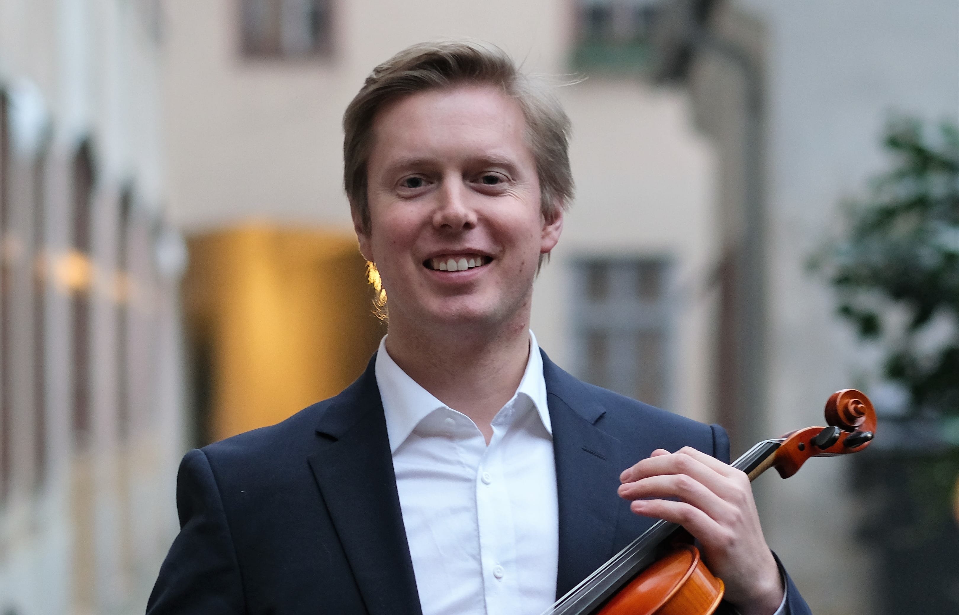 Violinist Benjamin Morrison