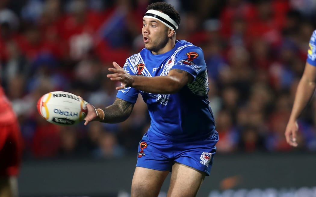 Jazz Tevaga distributes for Samoa