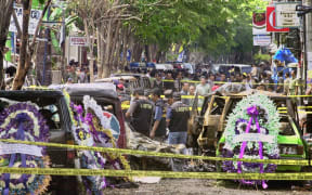 The aftermath of the 2002 Bali bombings, which claimed 202 lives.