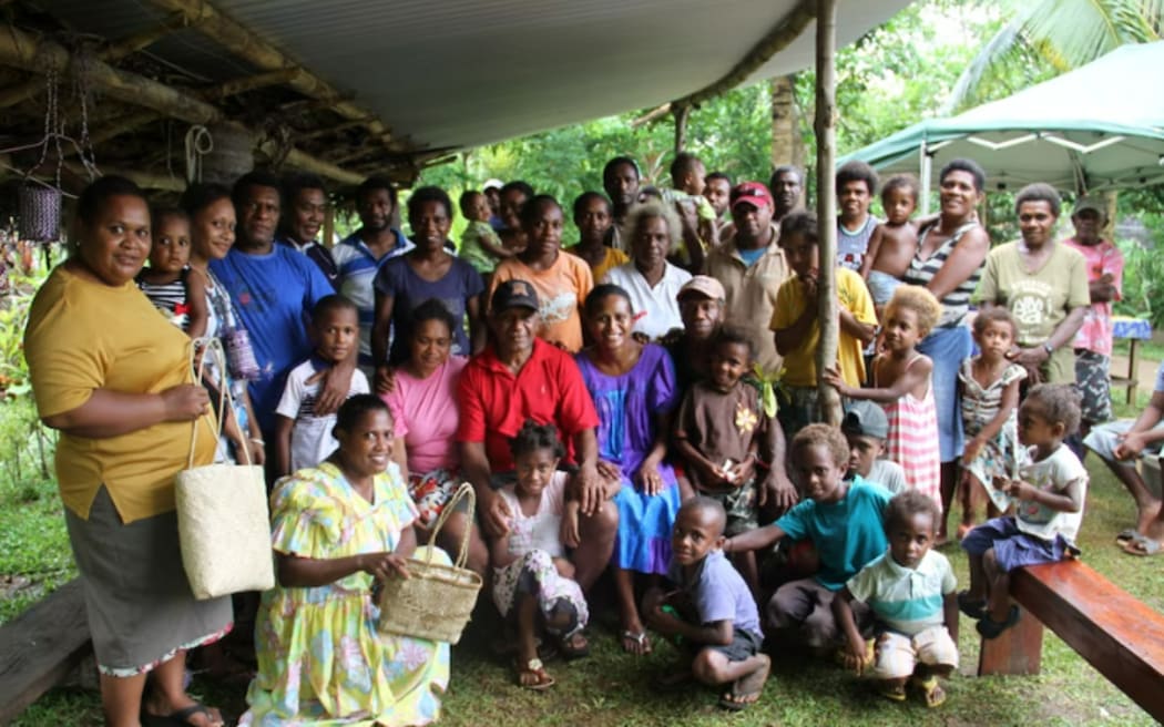 Sonia Minniecon met her wider family on her maternal side on Espiritu Santo in Vanuatu.