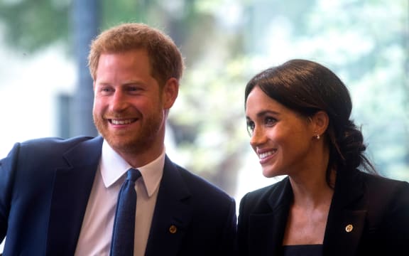 Prince Harry, Duke of Sussex, and his wife Meghan, Duchess of Sussex in London.