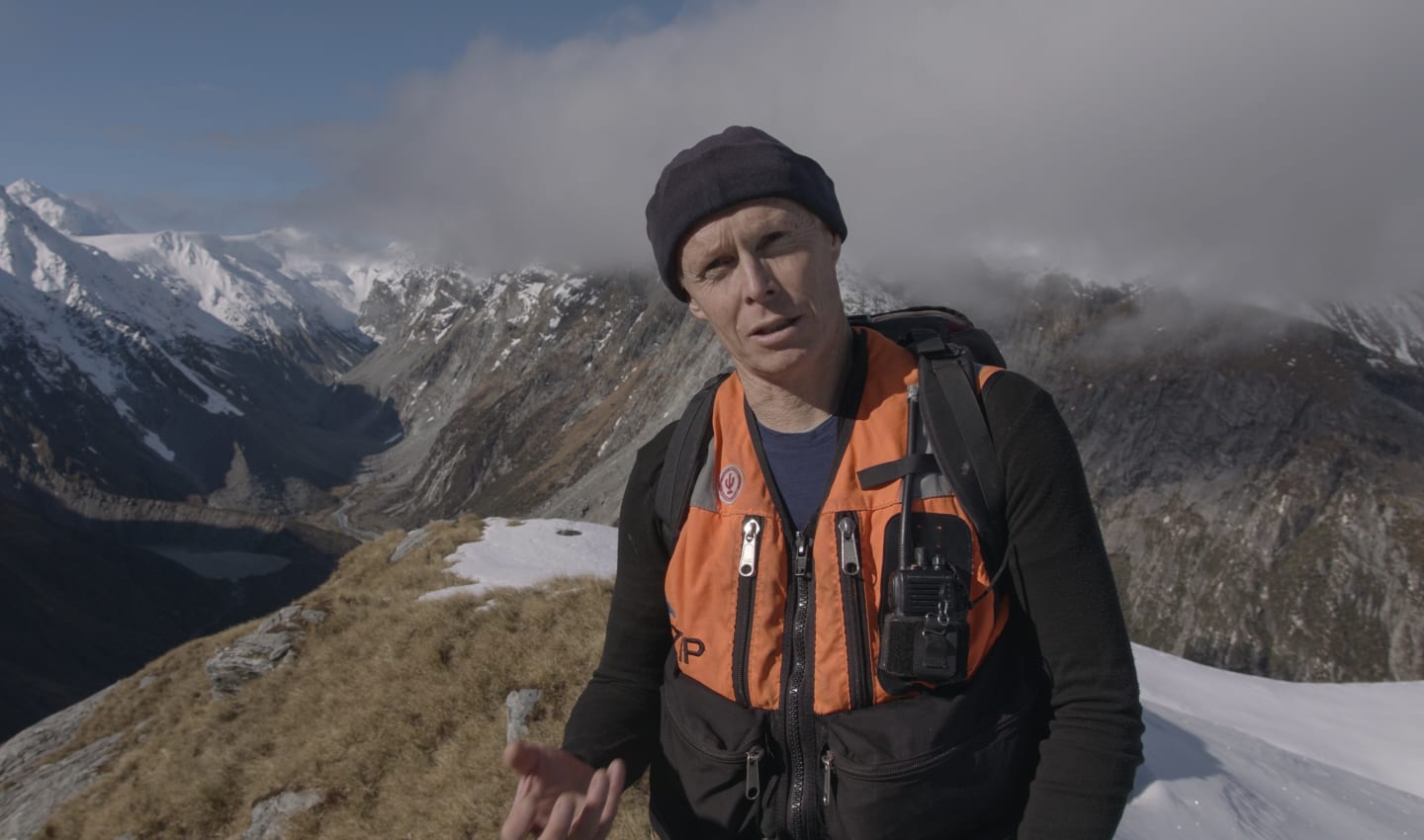 Al Bramley, Zero Invasive Predators (ZIP) at head of Perth Valley, South Westland
