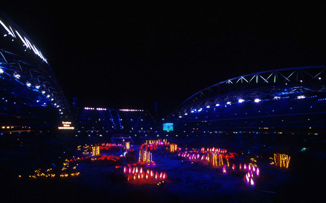 The opening ceremony of the 2000 Summer Olympic Games in Sydney.