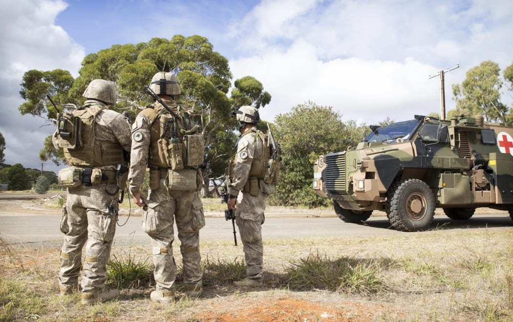 NZDF pers training with Australian counterparts at RAAF Edinburgh Base