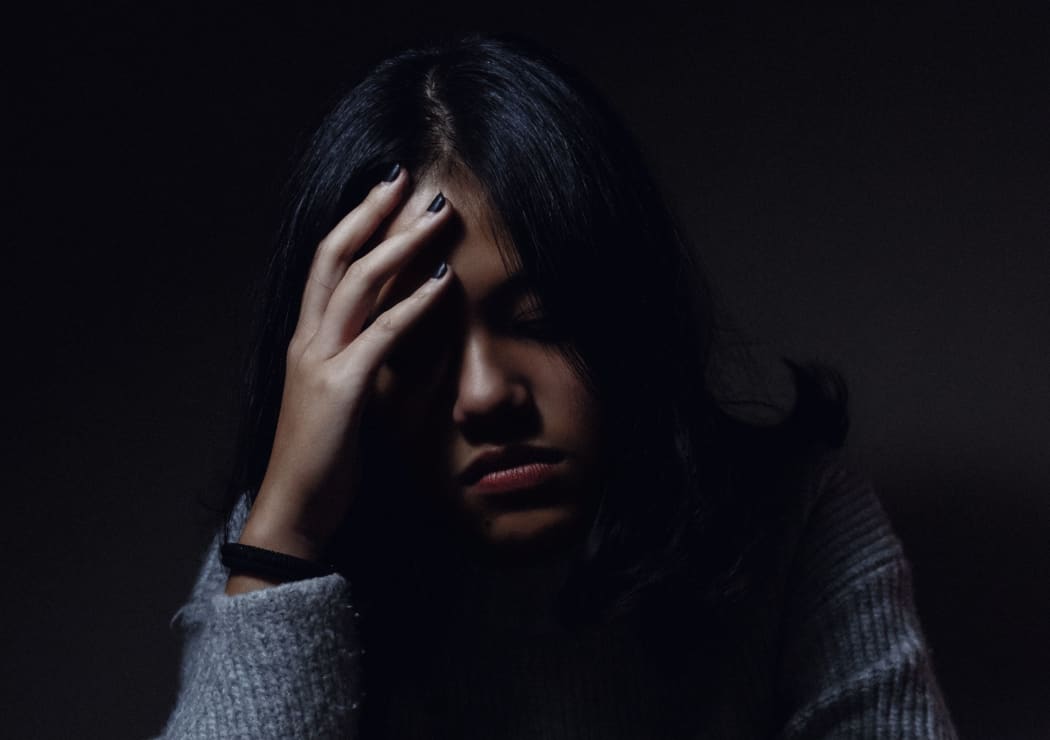 sad young woman