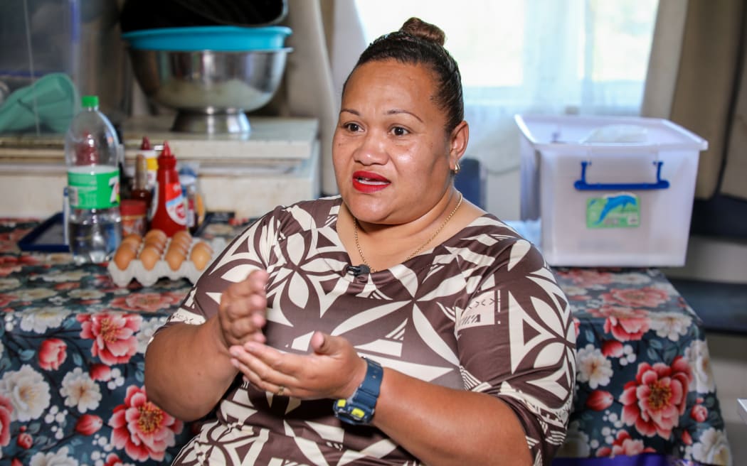 Anau Fangupo says she has $200 a week for groceries for her family of five.