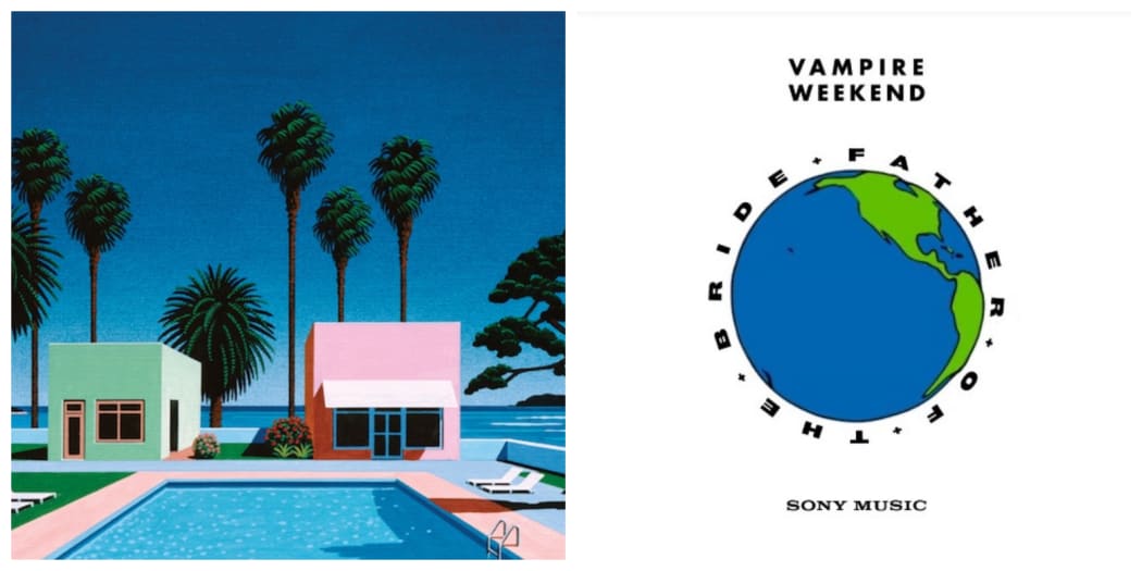 Pacific Breeze/Father of the Bride album covers