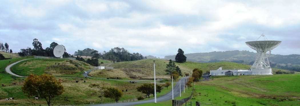 Two radio telescopes at Walkworth run by AUT.