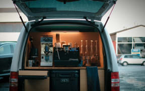 Chris Zhang has run his coffee cart business for about three years, he said about $20,000 was enough to set up a small coffee cart business using a secondhand van and equipment.