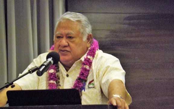 Samoa PM and Police Minister, Tuilaepa Sailele Malielegoai