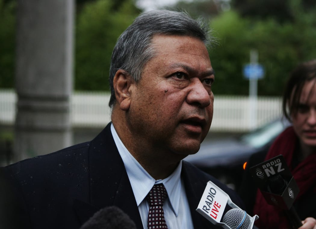 Mangere MP Taito Phillip Field arrives at the Auckland High Court to attend a hearing in which his legal team will fight bribery and corruption charges against him June 20, 2007 in Auckland, New Zealand.