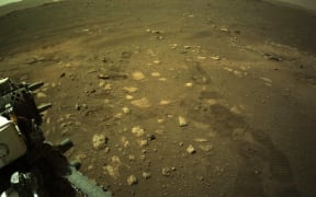 Tracks in the dust: The rover should cover some 15km in its first Martian year.