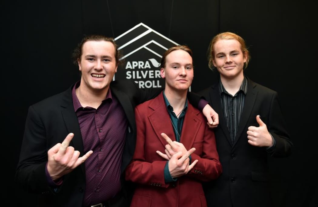 Henry de Jong, Lewis de Jong and Ethan Trembath of Alien Weaponry.
