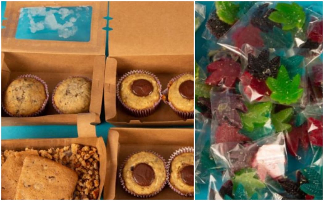 The cannabis infused products seized by police included muffins, baked goods and jelly lollies.