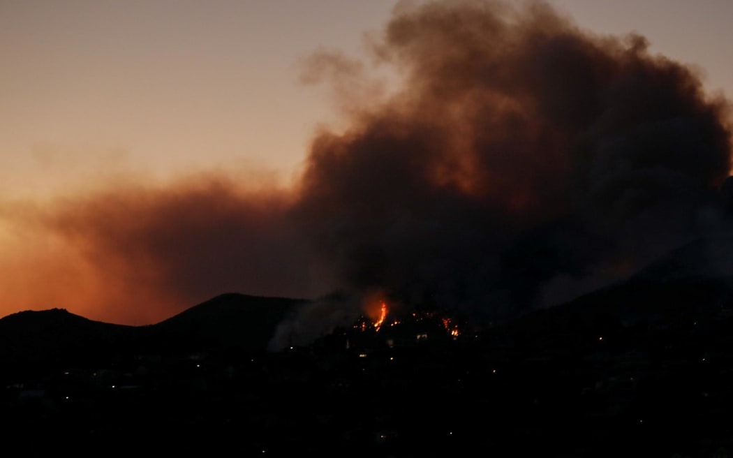Fire from Sparks Rd