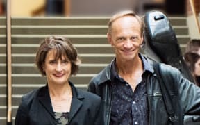 NZ String Quartet members Helene Pohl and Rolf Gjelsten.