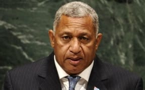 Rear-Admiral Frank Bainimarama.