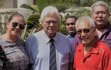 Papalii Faamausili Moli Malietoa - in the middle with the tie