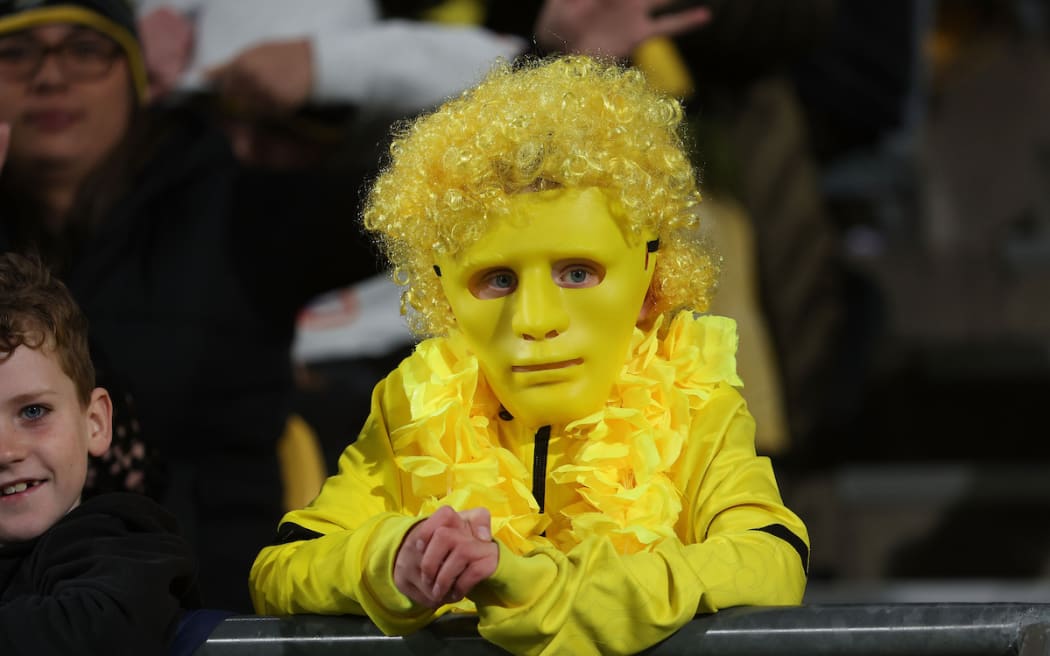 Fan during the A-League Men’s Semi Final 1 (2nd leg) - Wellington Phoenix v Melbourne  Victory FC at Sky Stadium, Wellington on the 18th May 2024.
