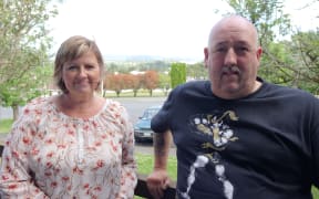 Dome Valley landfill opponents Michelle Carmichael and Dave Sawyer.