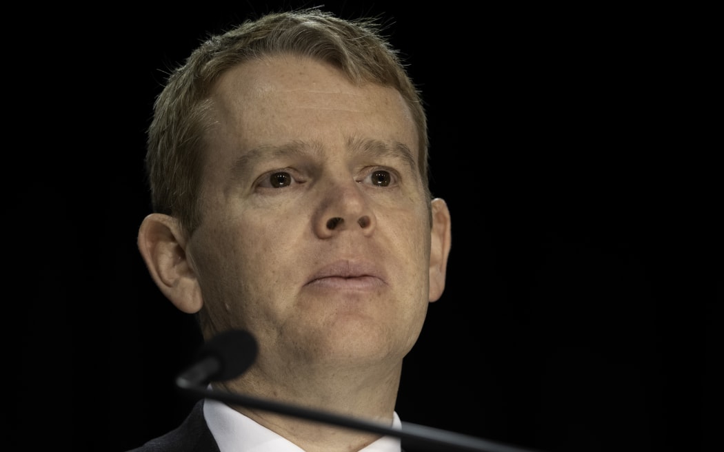Prime Minister Chris Hipkins gives a media conference about Kiri Allan's resignation as justice minister