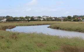 The Waihōpai River in Invercargill is one of several sites in Southland where harmful algae has been found. (File photo).